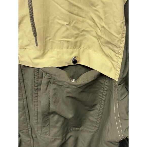St. John's Bay Parka, Hooded Shell, Drawstring Waist, Windbreaker, Men's Size L - Picture 4 of 9